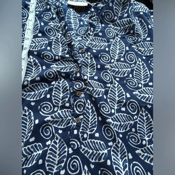 Utsa, swim cover, tunic, navy, kaftan, Kurta, size small - Picture 4 of 9